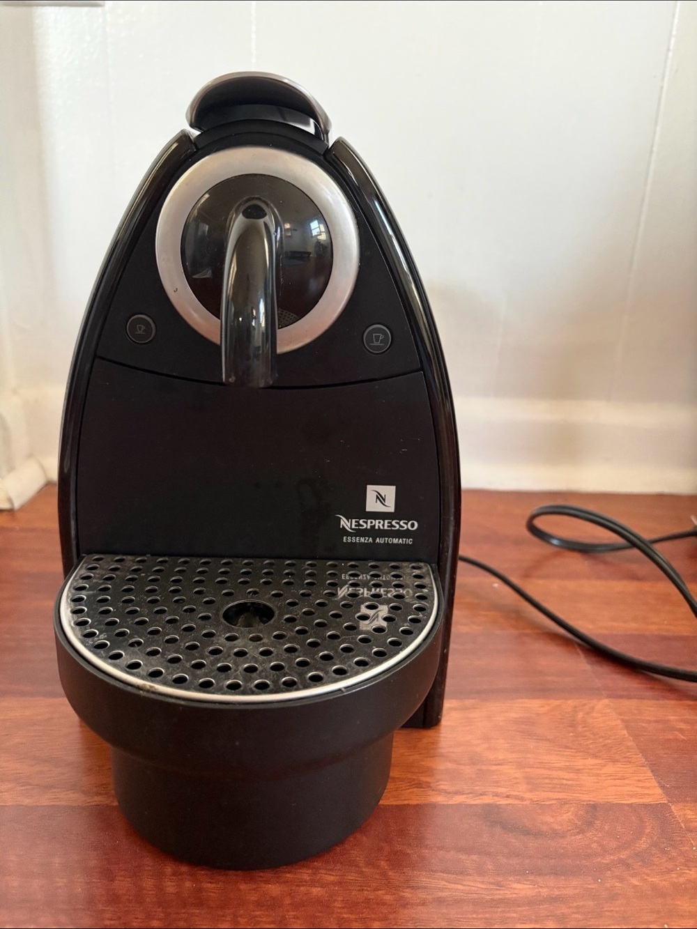 Nespresso Espresso Machine - Black and Silver Accents